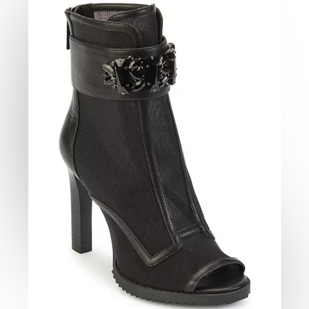 KARL LAGERFELD PARIS Blayze Lug Sole Booties - Picture 3 of 13